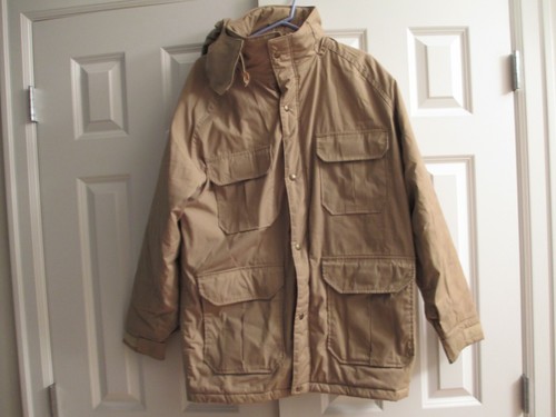 Hooded Mens Parka Jacket Field Coat 