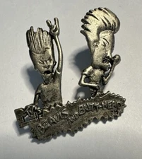 Vintage 1993 New Old Stock MTV 2" Beavis & Butthead Headbanging Pin Starline