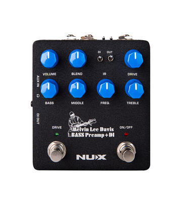 NuX NBP-5 Melvin Lee Davis Bass Preamp + DI box IR loader audio interface