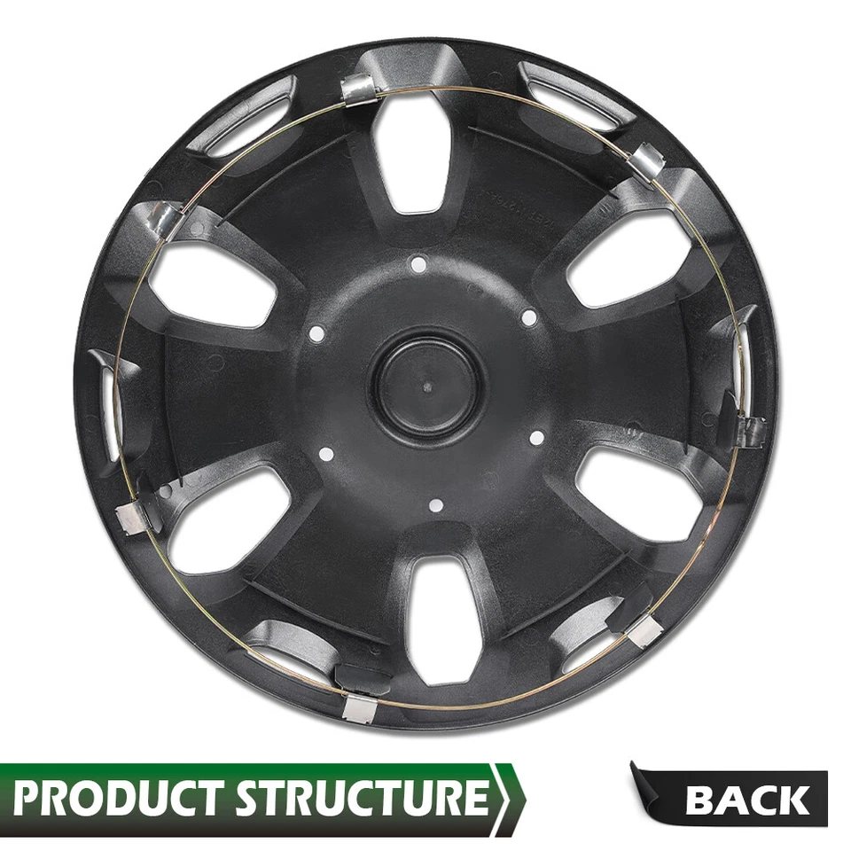 Tapacubos cubierta de rueda de 15" apto para camioneta Ford Transit Connect 2010-2013 buje de llanta completa Foto 3 de 4