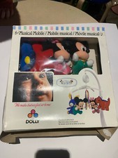Vintage Dolly Disney Musical Mobile Baby Mickey Collection Nursery Minnie