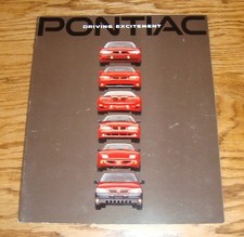 Original 1998 Pontiac Full Line Sales Brochure 98 Firebird Grand Prix Grand Am