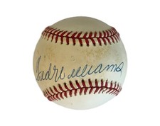 Ted Williams Signed/Autographed Baseball Boston Red Sox (Upper Deck Holo) *1284