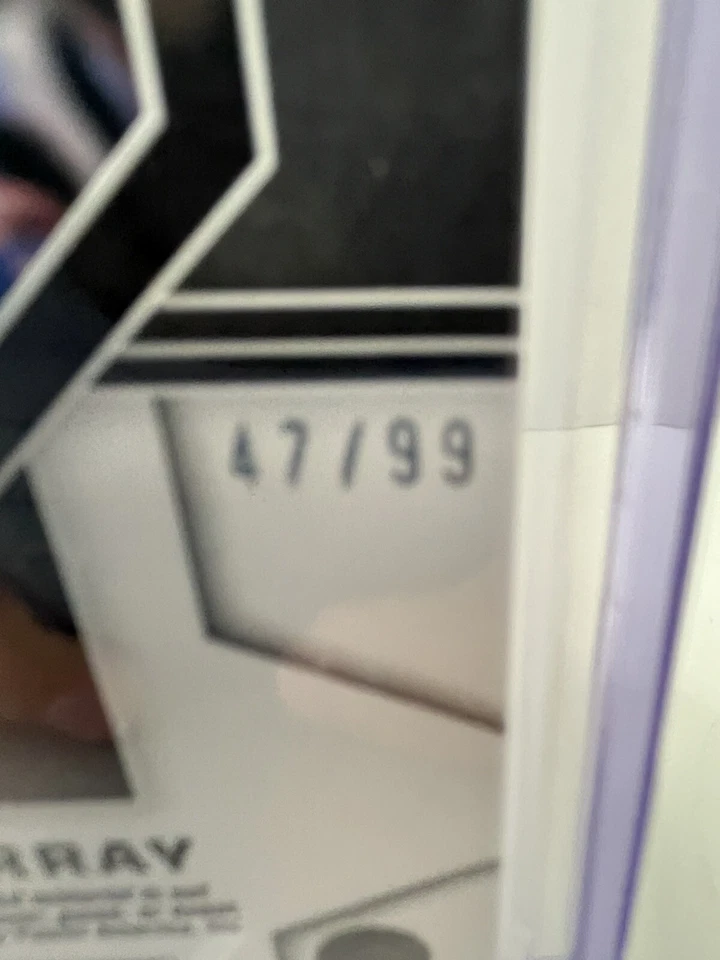 2023-24 Panini Obsidian Kris Murray Rookie Jersey Ink Auto  47/99 - Image 3 of 4