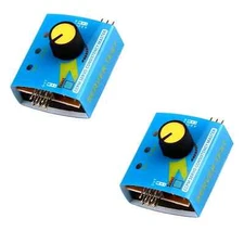 2 Pack Adjustment Steering Gear Tester CCPM 3-Mode ESC Servo Motor RC Helicopter