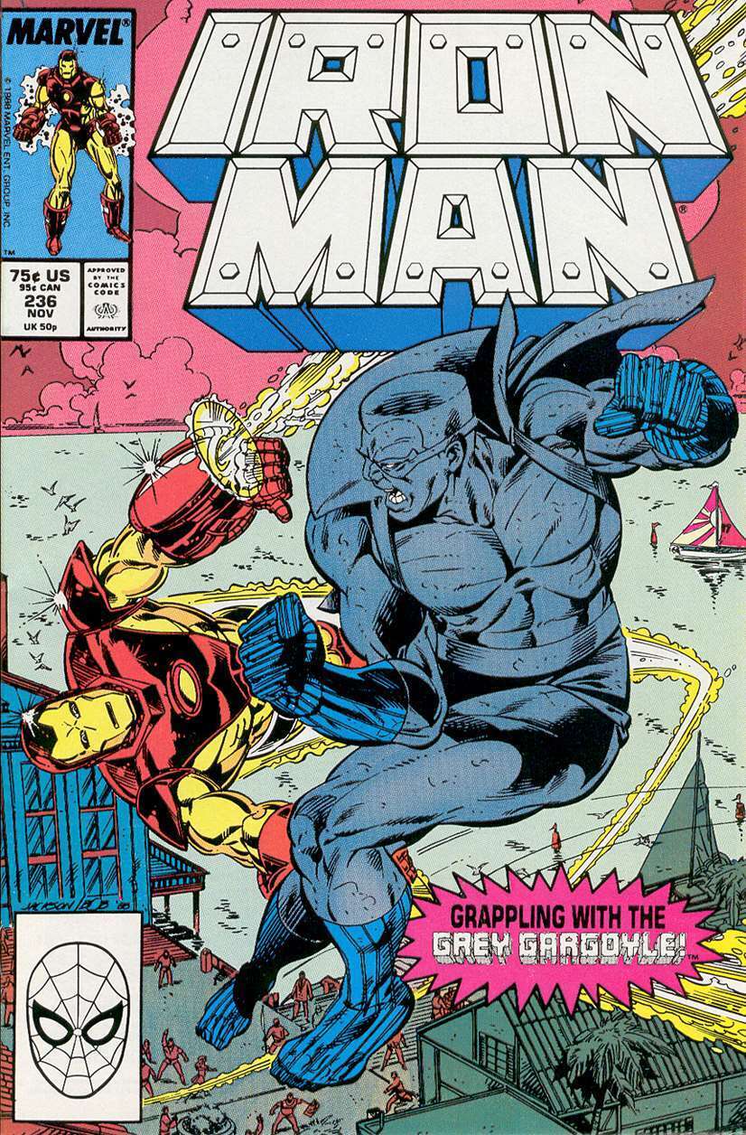 Iron Man (1st Series) #236 VF; Marvel | David Michelinie Grey Gargoyle - we comb