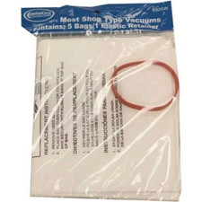 Shop Vac Wet and Dry Vacuum 2.5 Gallon Filter Bags 5 Pk Part 830SW