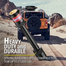 5/8" Locking Hitch Pin with 2 Keys and Cover Truck Trailer Receiver Universal