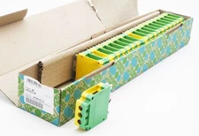 20x Phoenix Contact USLKG 35 04 44 01 9 Ground Terminal Block -Unused-
