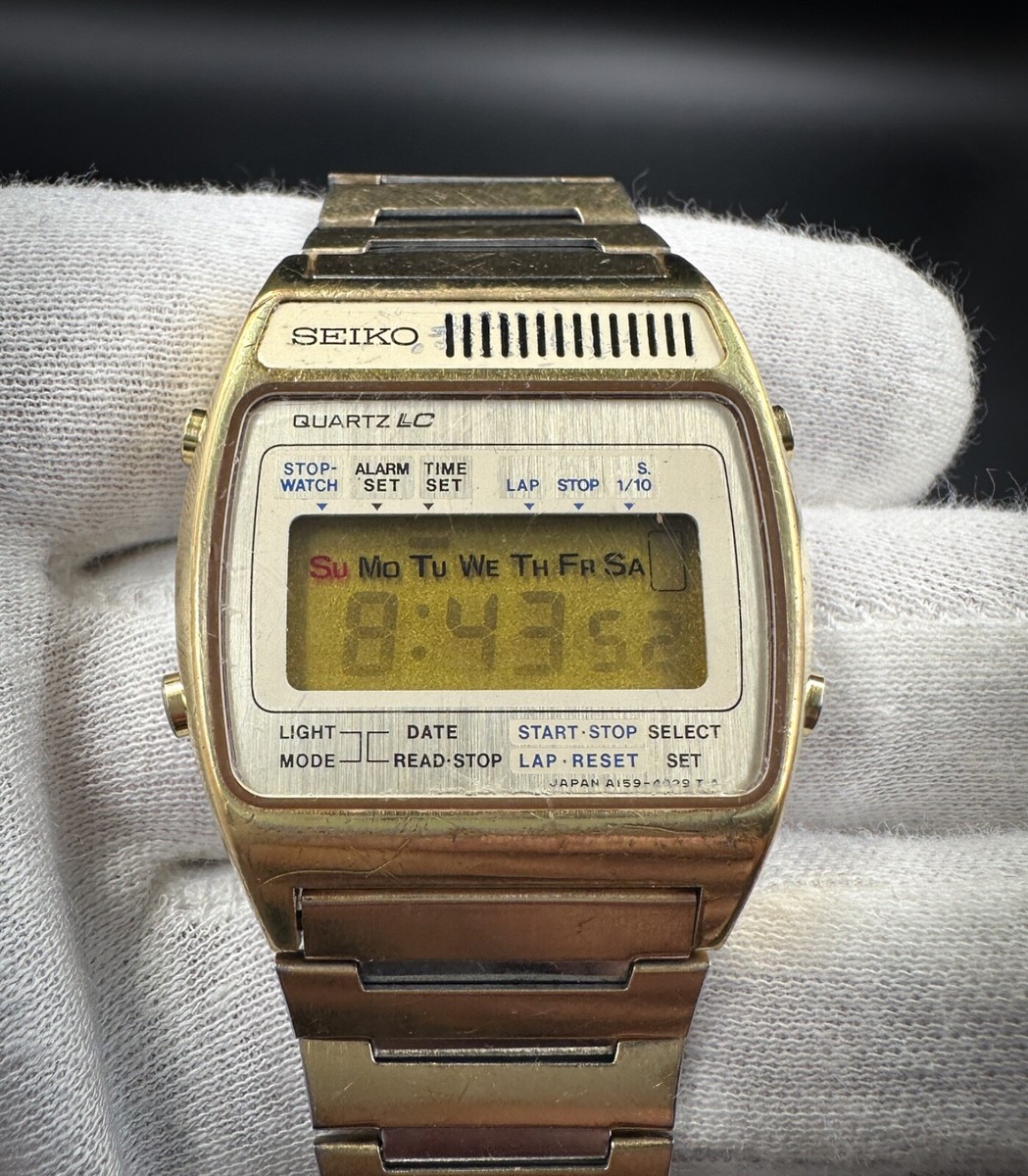 SEIKO デジタル腕時計　昭和レトロ　ビンテージ　SEIKO VERY RARE VINTAGE SEIKO A259 -5080 DIGITAL LCD WATCH | eBay