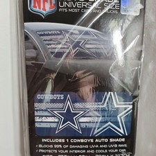 Nuovo parasole pieghevole NFL Dallas Cowboys auto camion SUV furgone parabrezza grandi dimensioni