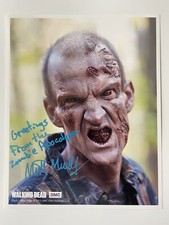 MIKE MUNDY In Person Signed Autograph 20x25cm The Walking Dead
