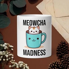 Funny Cat Coffee Mug – Cute Cat Lover Gift for Students, Cat Dad's, kids & Owner