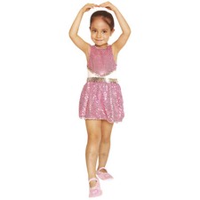 Northlight Pink White Ballerina Girl's Halloween Children's Costume Age 4 Years