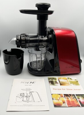 Slow Juicer, NXONE OK8051 Masticating Juicer for Fruits/Vegetables