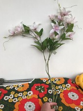 3 LAURA ASHLEY PRETTY CLEMATIS  FLOWER SPARY STEMS