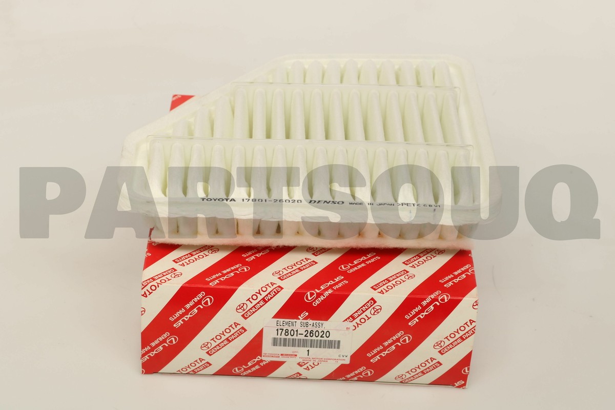 1780126020 Genuine Toyota ELEMENT SUB-ASSY, AIR CLEANER FILTER