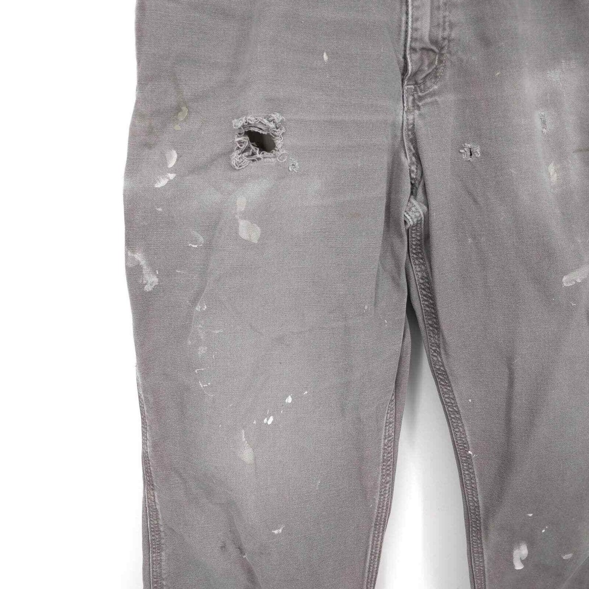 Carhartt Distressed Carpenter Work Pants Paint Splatter B159