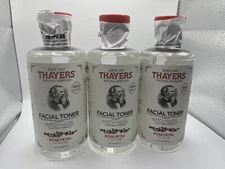 3 pack! Thayers Facial Toner Witch Hazel Aloe Vera Rose Pedal Formula - 12oz