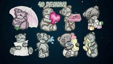 Maschinenstickmotive - TEDDY BEAR ME TO YOU - 39 digitale Stickdateien