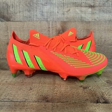Adidas Predator Edge.1 SG Soccer Cleats Mens Size 8 Women's 9 Solar Red GW1010
