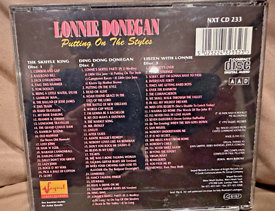 Lonnie Donegan Putting on the Styles 3 CD set (Sequel Records