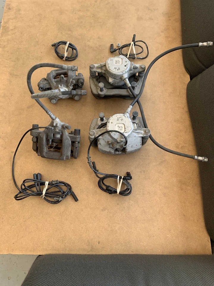 2008-2012 Mercedes C300 Front Rear Right Left Brake Caliper W/ ABS Sensor OEM - Image 2 of 4