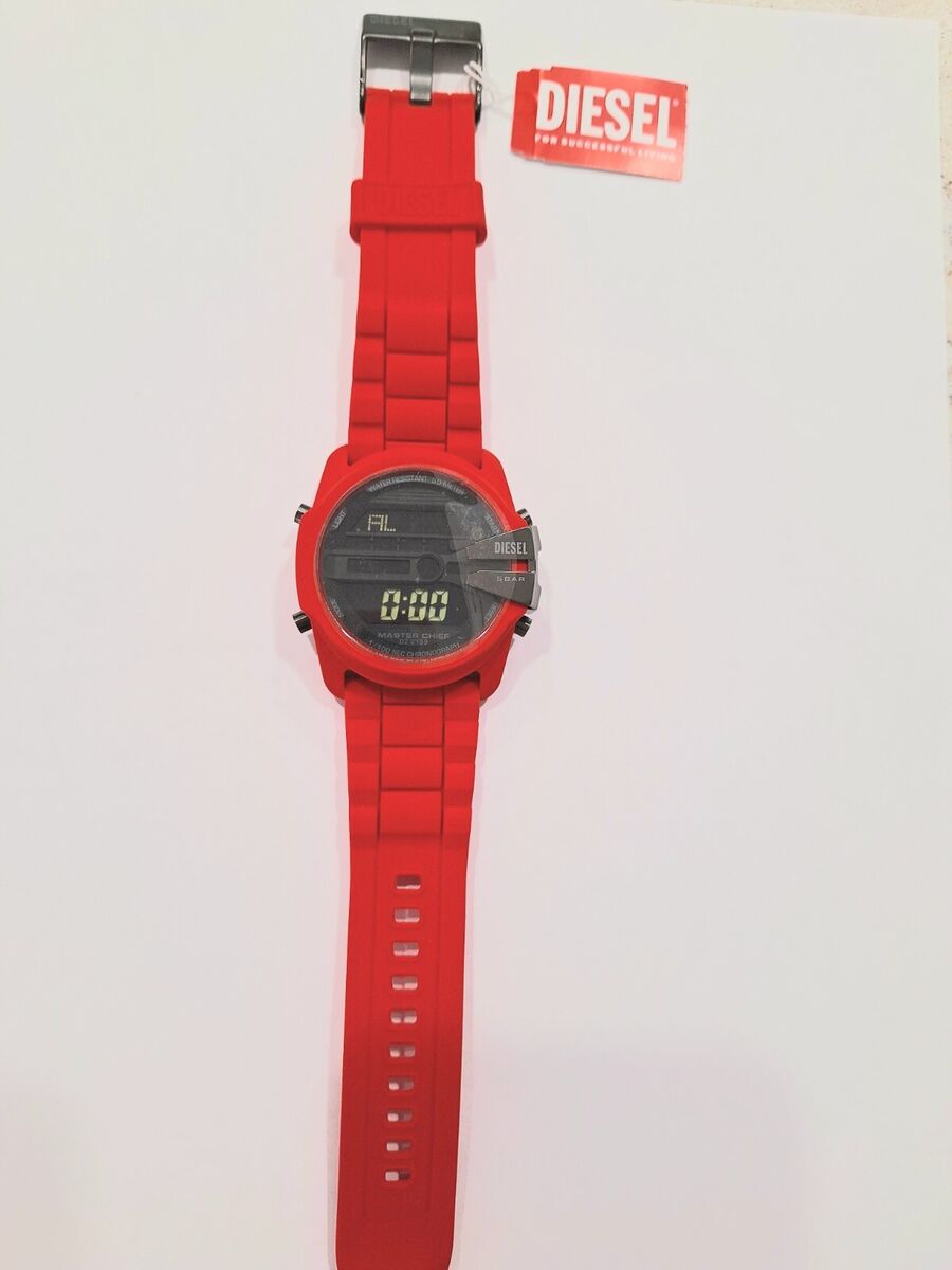 Diesel DZ2159 Master Chief Digital Red Watch - Brand New | eBay Diesel DZ2159 Master Chief Digital Red Watch - Brand New | eBay