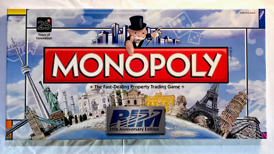 Monopoly RIM 25th Anniversary Edition 2009 Hasbro 8 Collectible Tokens Brand New