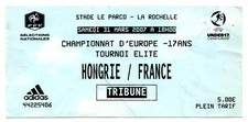 Ticket Hungary - France 31.03.2007 U17