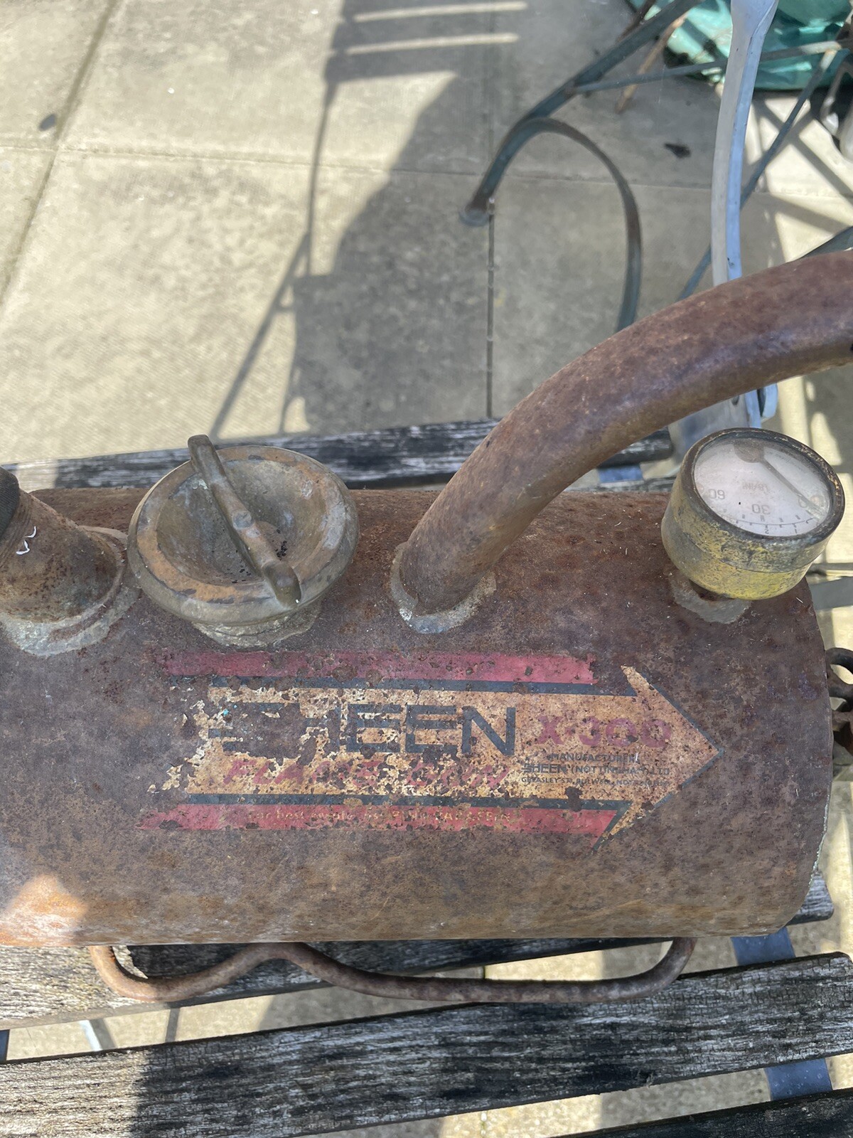 SHEEN X300 PARAFFIN FLAME GUN WEED BURNER untested eBay