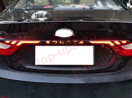 Luz LED negra para puerta trasera Hyundai Sonata 2011-2014 luz de señal de giro de freno - Imagen 6 de 11