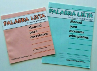 In Spanish! Quick-Word Spelling Writing Handbooks Grade 1 2 3 4 5 6 7 8 + Adults