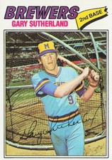 Gary Sutherland 1977 TOPPS Baseball Card #307