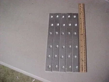 Qty 5 Hillman 851490 10" Mending Plate Brace Zinc With free shipping