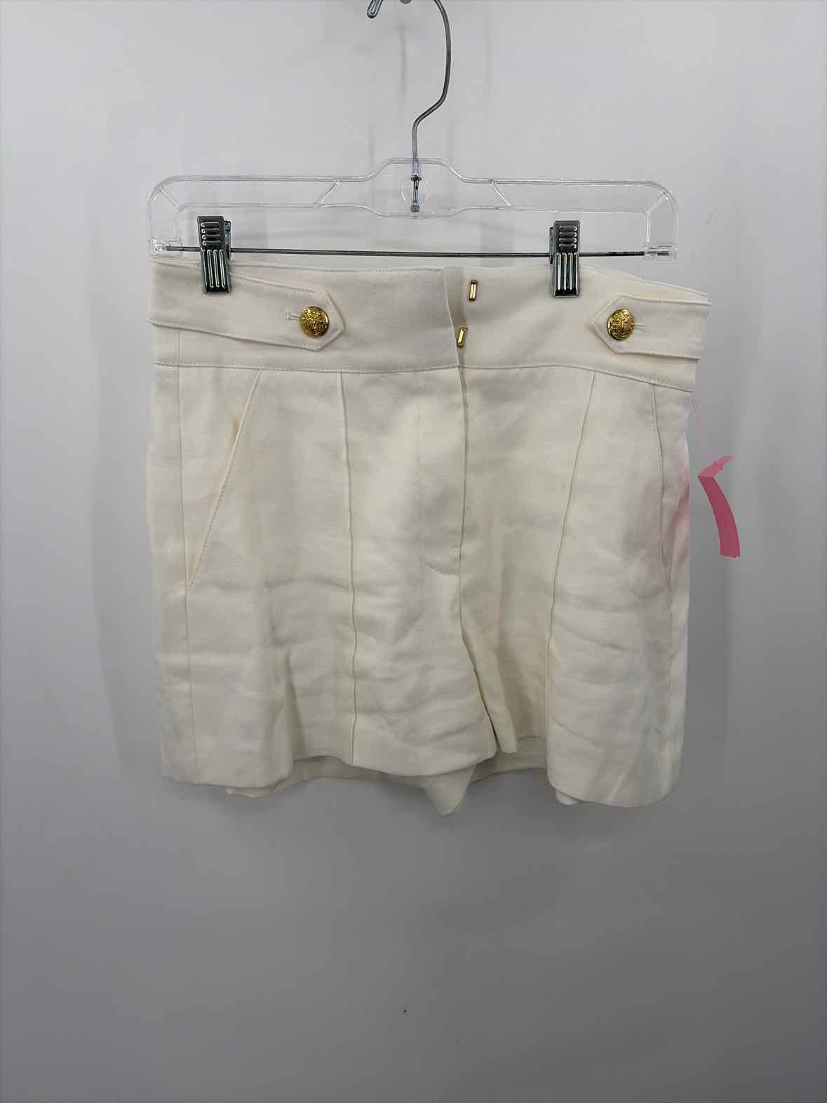 Pre-Owned Veronica Beard White Size 8 Basic Shorts - image 1