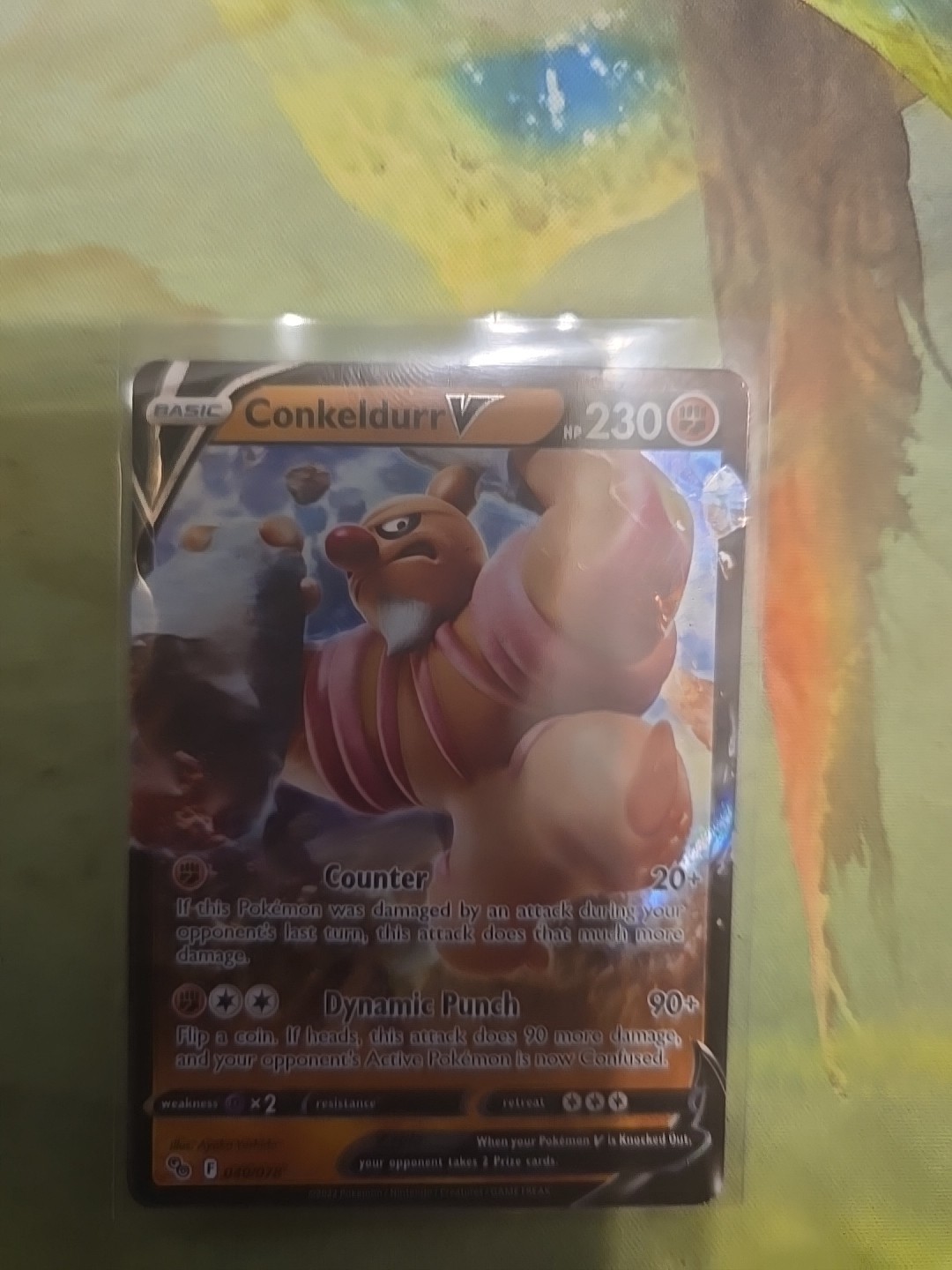 Conkeldurr V 040/078 Pokémon GO Holo