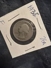 1935-D Denver Mint Silver Washington Quarter