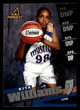 Rita Williams 1998 Pinnacle WNBA Rookie Card #22 Washington Mystics
