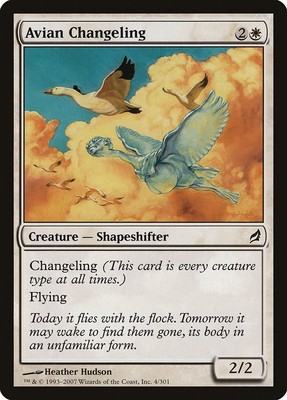 Lorwyn Avian Changeling MTG Magic the Gathering NM