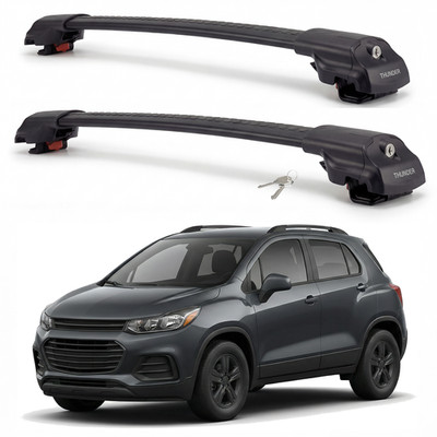 Roof Rack Cross Bars for Chevrolet Captiva Sport 2008-2015 Aluminum Black Pair