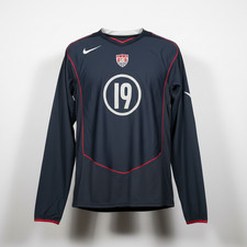 2004-2006 United States (USA) AWAY Kit Soccer Jersey Shirt Nike Large Authentic