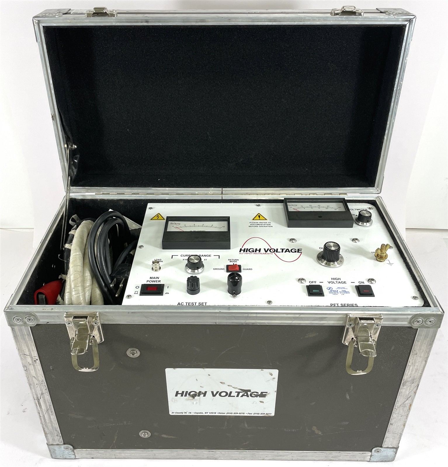 High Voltage Inc. PFT-503CM Portable Hi-Pot 50kV AC Test Set | eBay