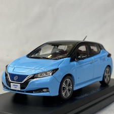 Mini Car Nissan Leaf 2018 Blue 1/43 Scale Box Display Diecast Vol 320 KU26L320S
