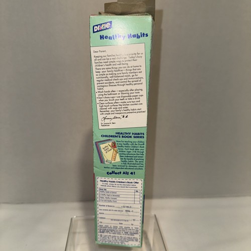 Dixie Tassen 3 Unzen Farbstriche Vintage 1995 100 Stück offener Karton Badezimmer Requisite - Bild 5 von 9