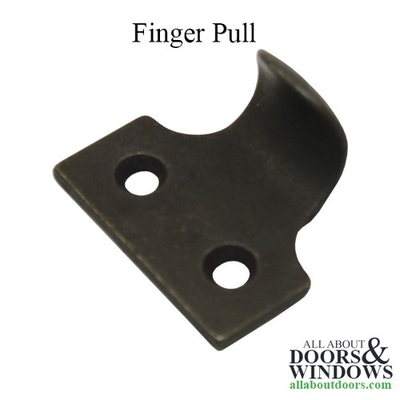 #ad Hoppe Finger Pull For Double Hung Windows Stone River Bronze Historical Pull $21.86