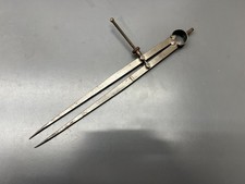 (r) VINTAGE LUFKIN RULE 12" MACHINIST ENGINEER SPRING DIVIDER - MADE IN USA
