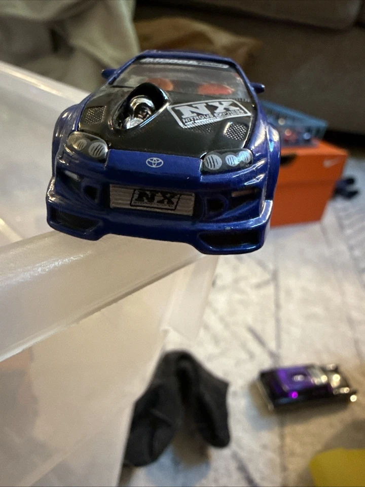 Muscle Machines Import Tuner 1997 '97 Toyota Supra BLUE T02-30 1/64 DIECAST HTF - Image 2 of 4