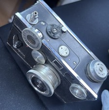 Argus C3 Vintage Rangefinder Camera Black with Coated Cintar Lens