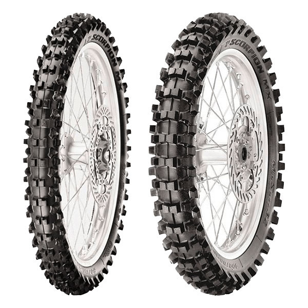 Pirelli Scorpion MX 32 ( 100/90-19 TT 57M ruota posteriore, NHS ) - Immagine 12